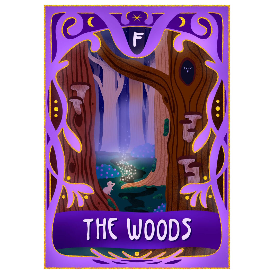 The Woods - Tarot Card