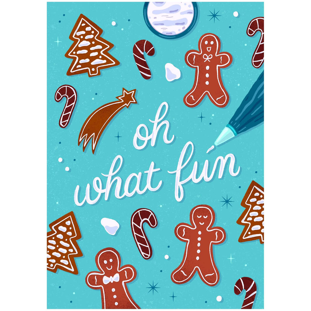 Oh what fun - Greeting Card